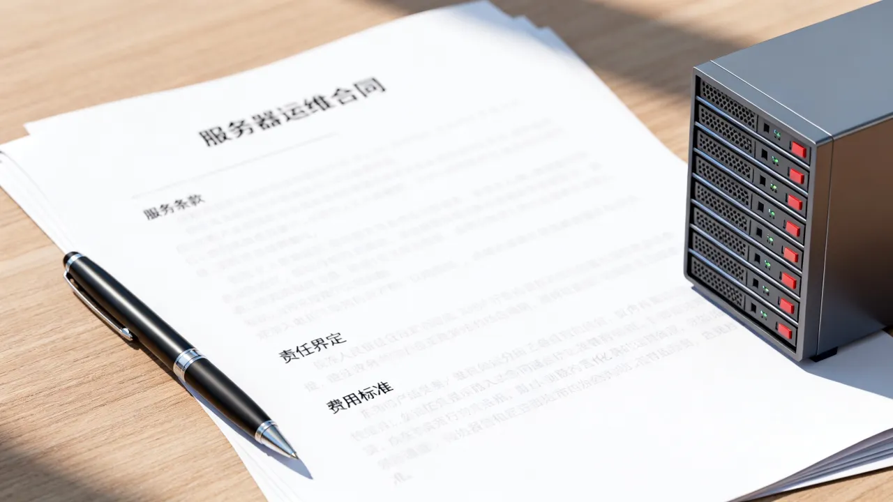 服务器运维合同范本怎么选？，服务器运维合同签订要点