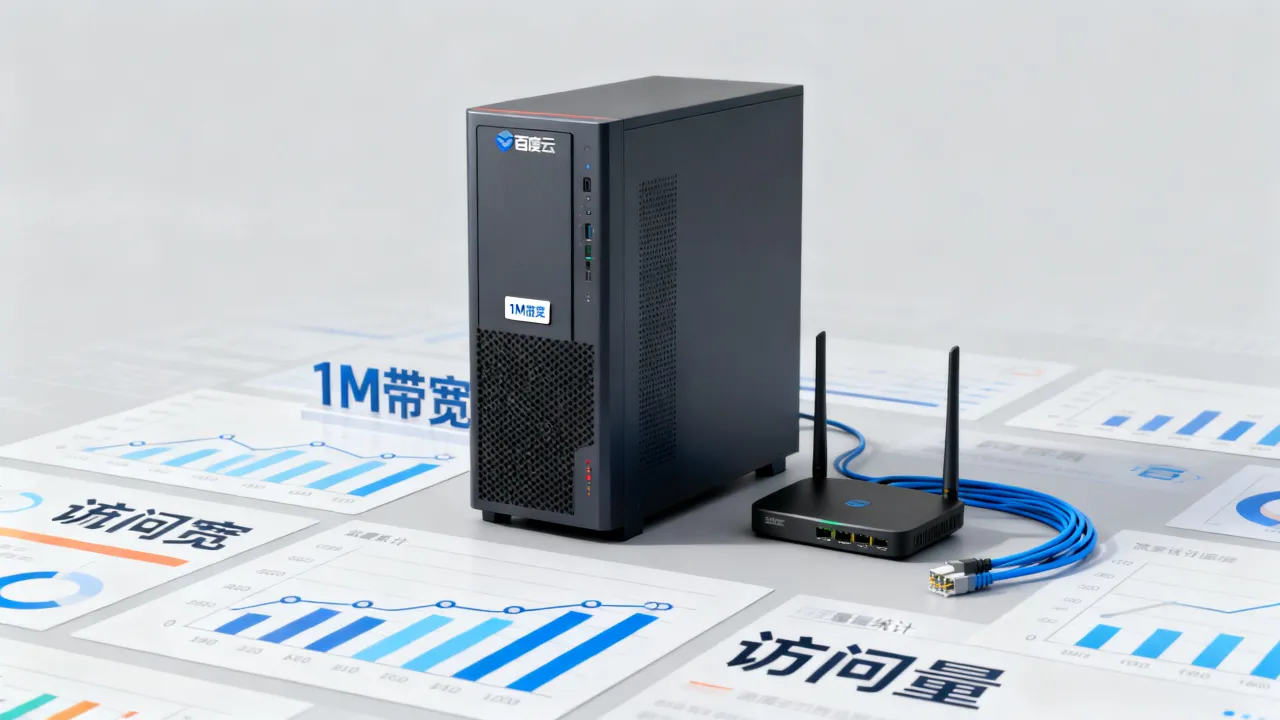 百度云服务器1m宽带够用吗？1m带宽能支持多少访问量？