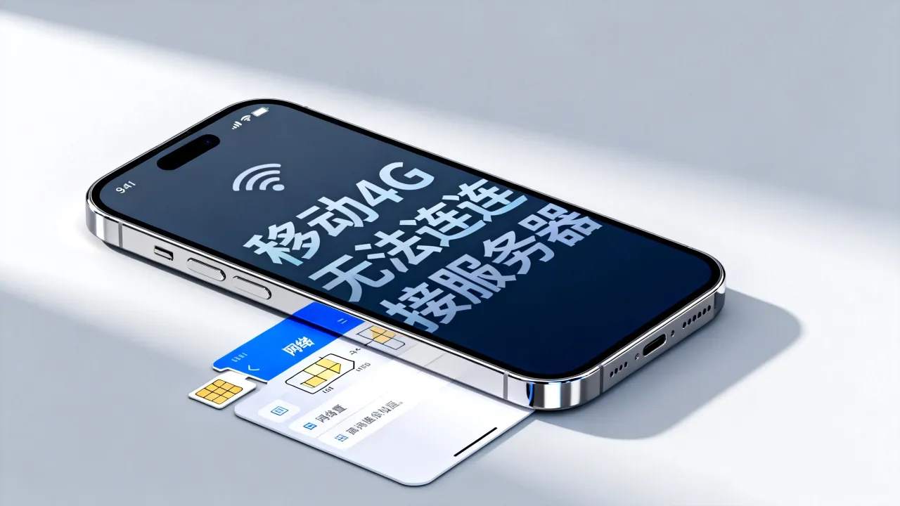 移动4g为什么连接不上服务器？移动4g网络连不上怎么回事