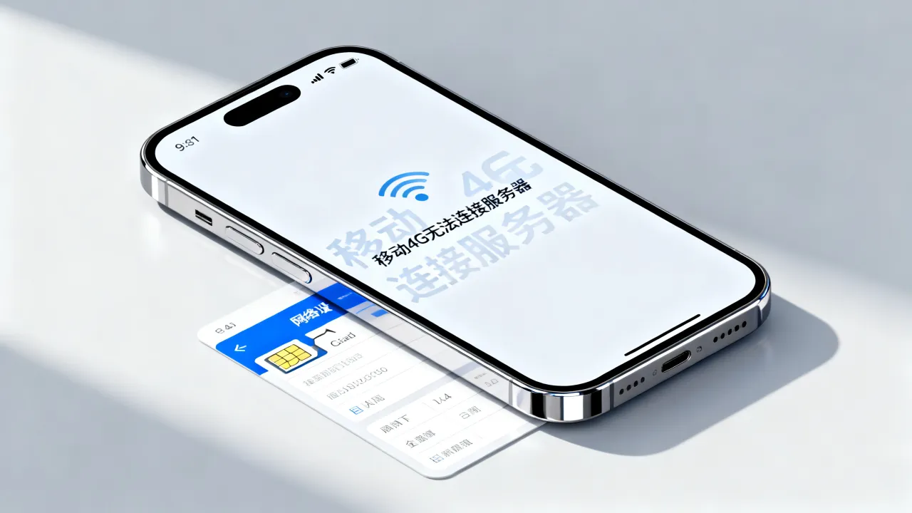移动4g为什么连接不上服务器？移动4g网络连不上怎么回事