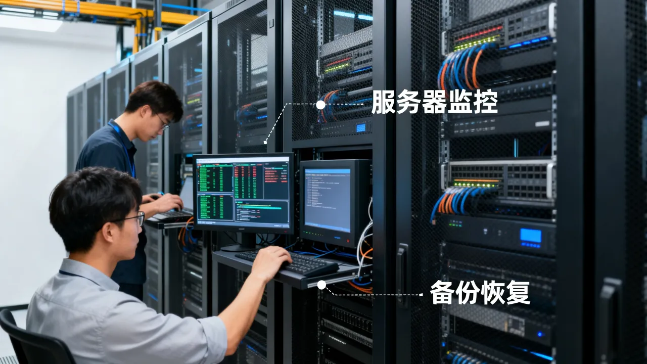 服务器基本运维有哪些，服务器日常监控和备份恢复怎么做