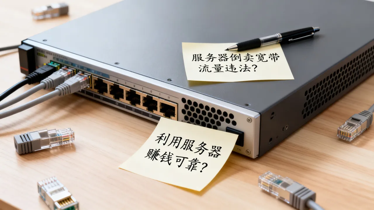 用服务器倒卖宽带流量违法吗?如何利用服务器赚钱可靠吗 用服务器倒卖宽带流量违法吗?如何利用服务器赚钱可靠吗