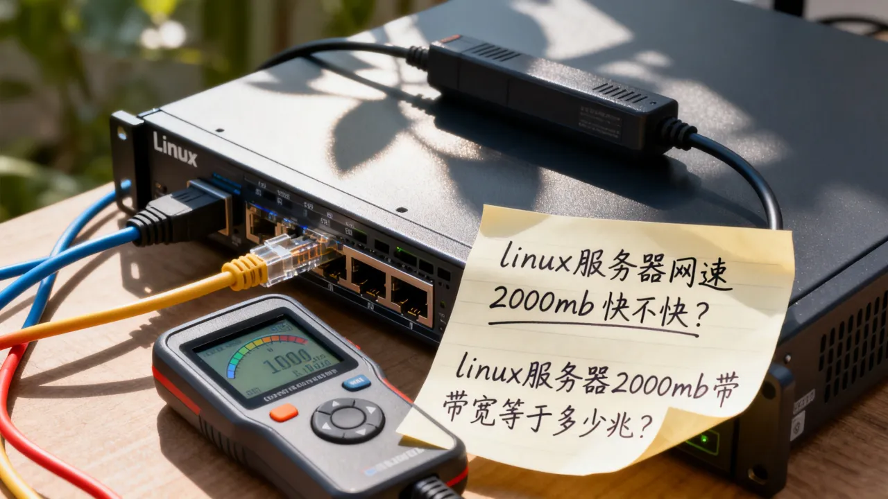 linux服务器网速2000mb快不快？linux服务器2000mb带宽等于多少兆？