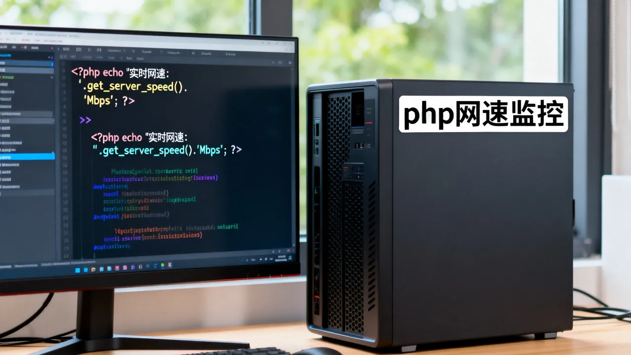 如何用php显示服务器实时网速代码？php网速监控长尾疑问词