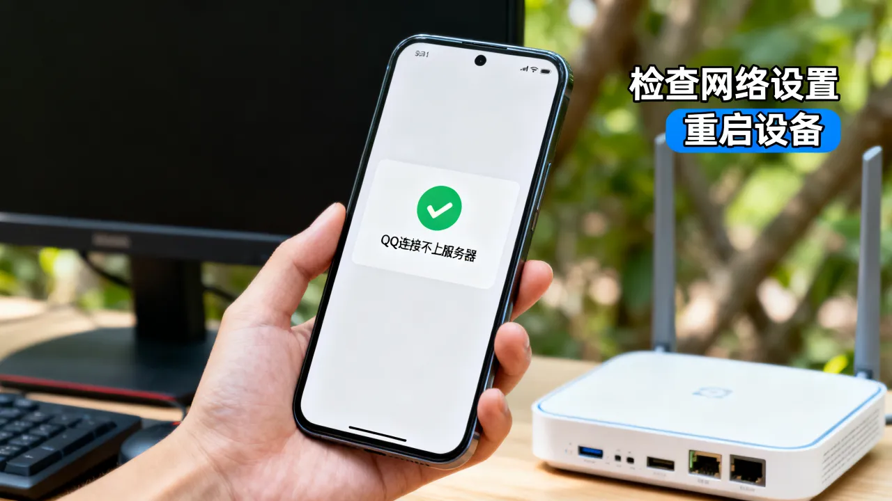 为什么QQ登不上说连接不上服务器？QQ连接不上服务器怎么办