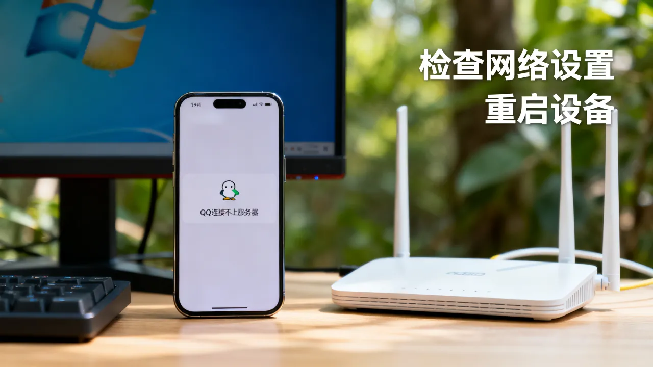 为什么QQ登不上说连接不上服务器？QQ连接不上服务器怎么办