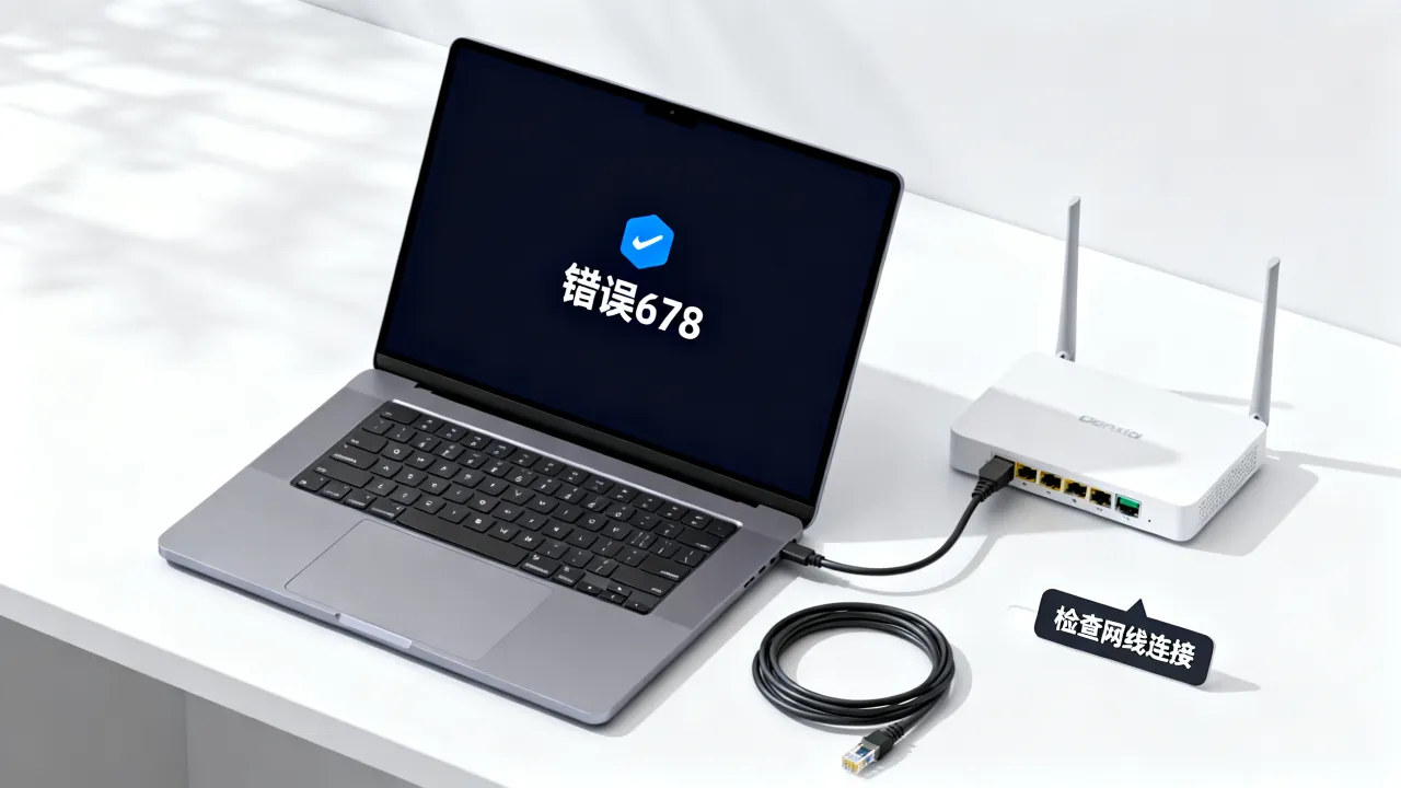 宽带服务器错误怎么办，宽带连接出现错误678怎么解决