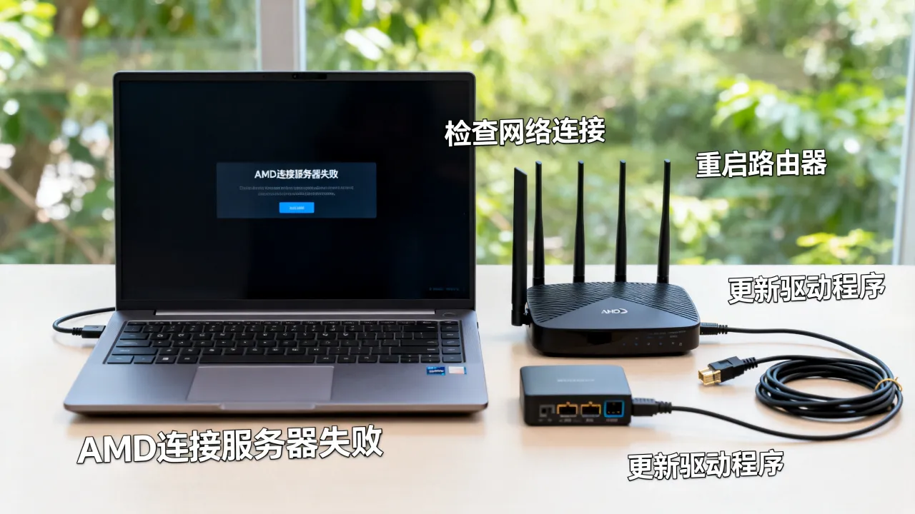 AMD为什么无法连接到服务器？AMD连接服务器失败怎么解决