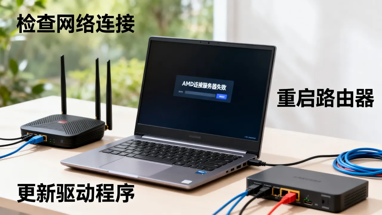 AMD为什么无法连接到服务器？AMD连接服务器失败怎么解决