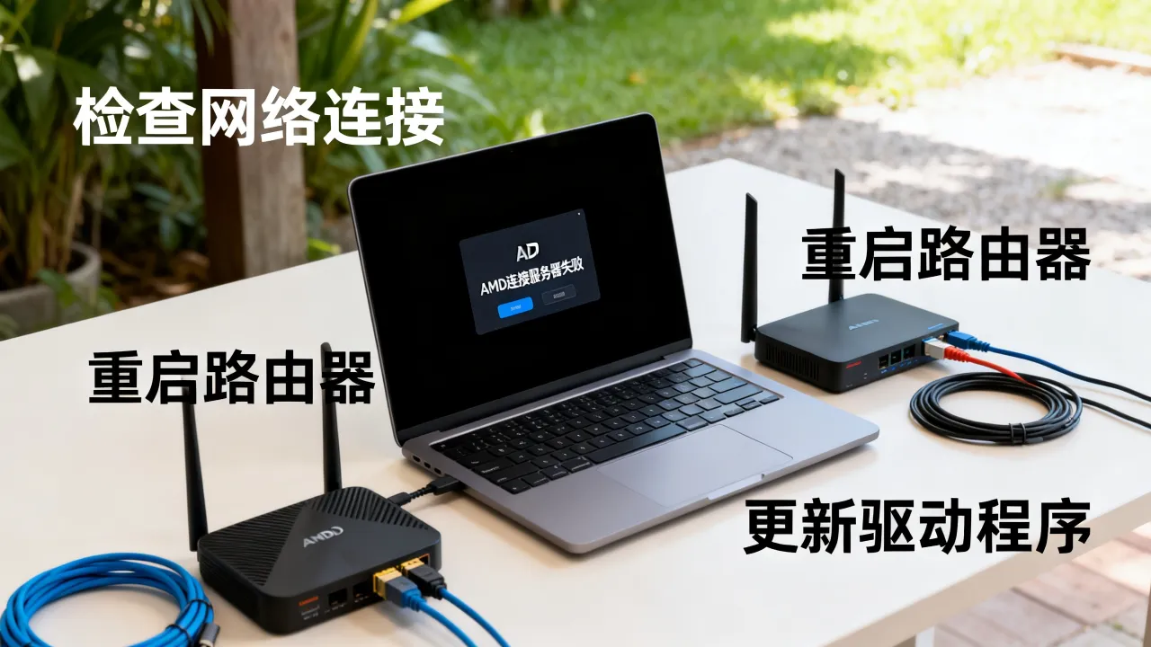 AMD为什么无法连接到服务器？AMD连接服务器失败怎么解决