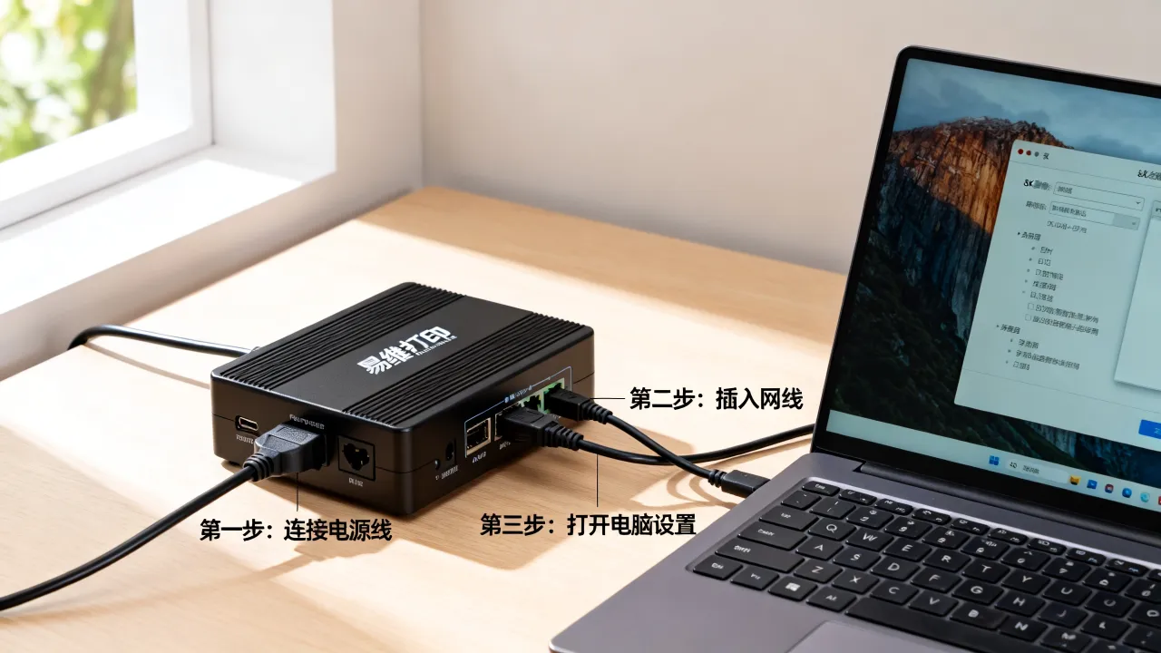 易维打印服务器怎么用？，易维打印服务器设置教程