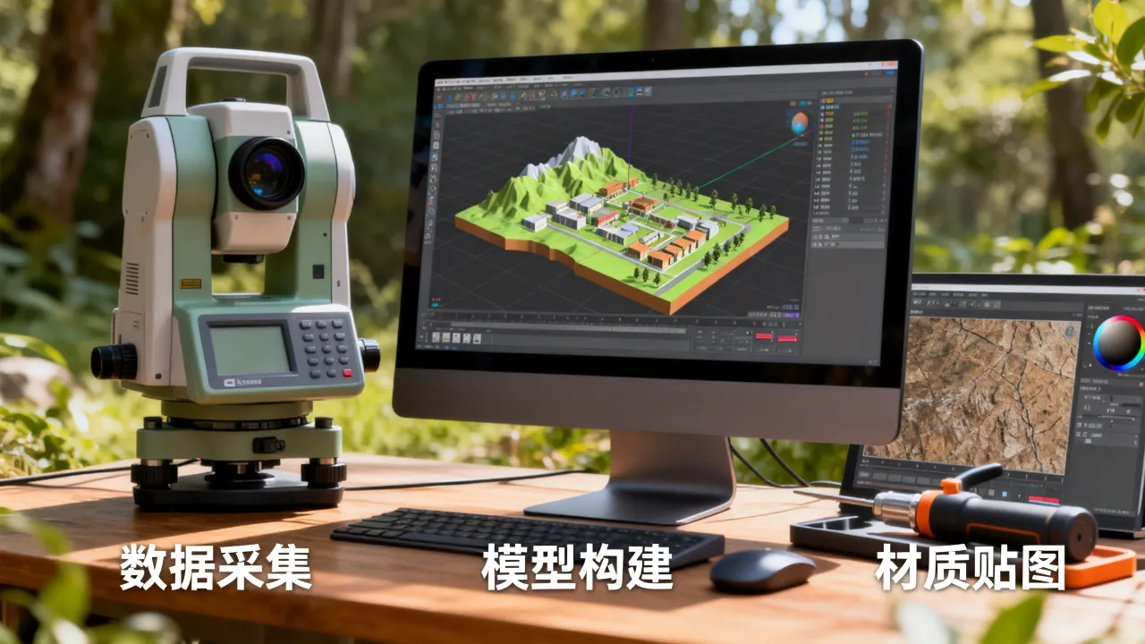 地图服务器三维模型图如何制作？，三维模型图怎么生成