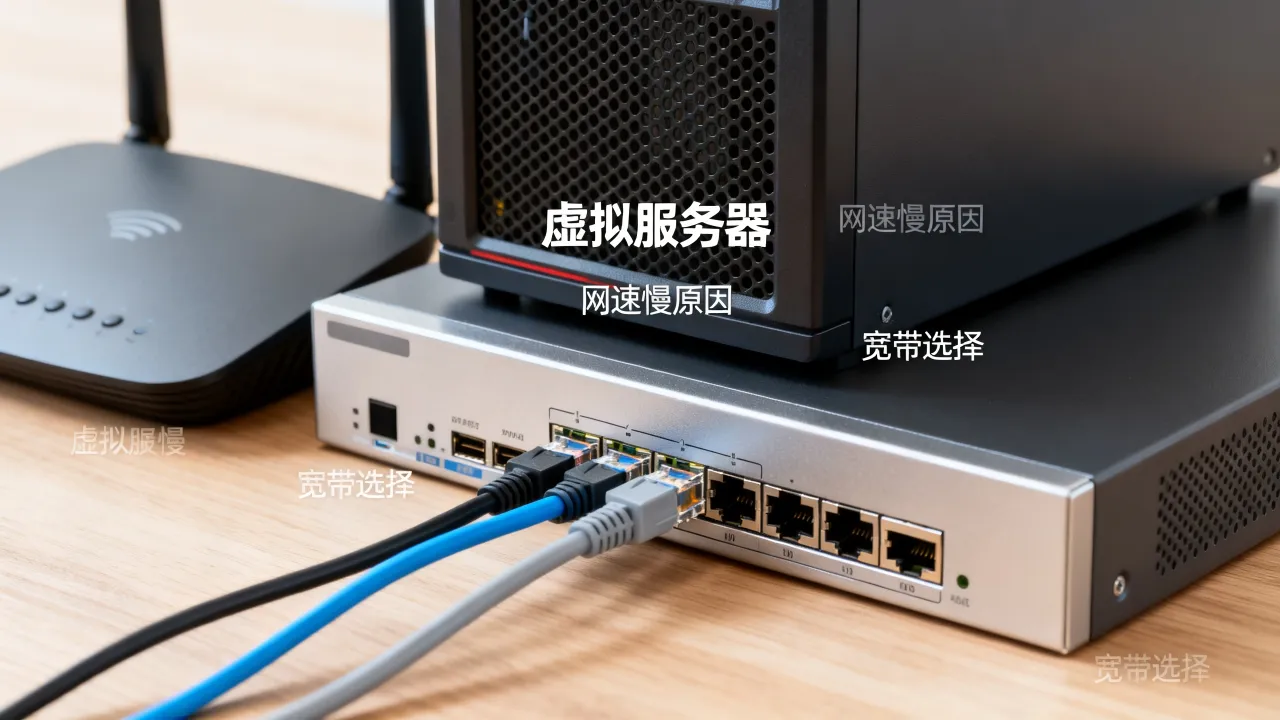 虚拟服务器网速慢是什么原因，宽带怎么选才够用