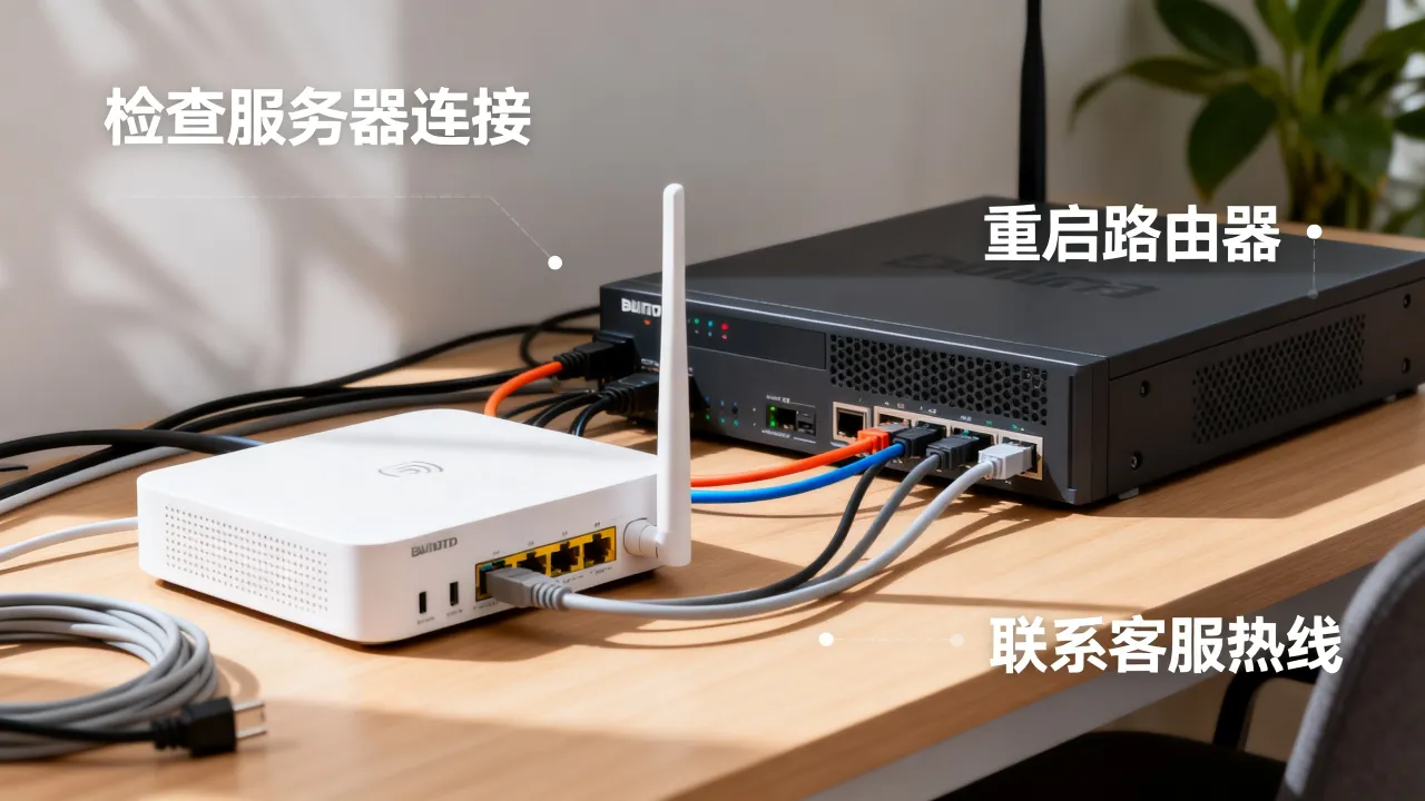 宽带服务器怎么联系，联系不上有什么解决方法？