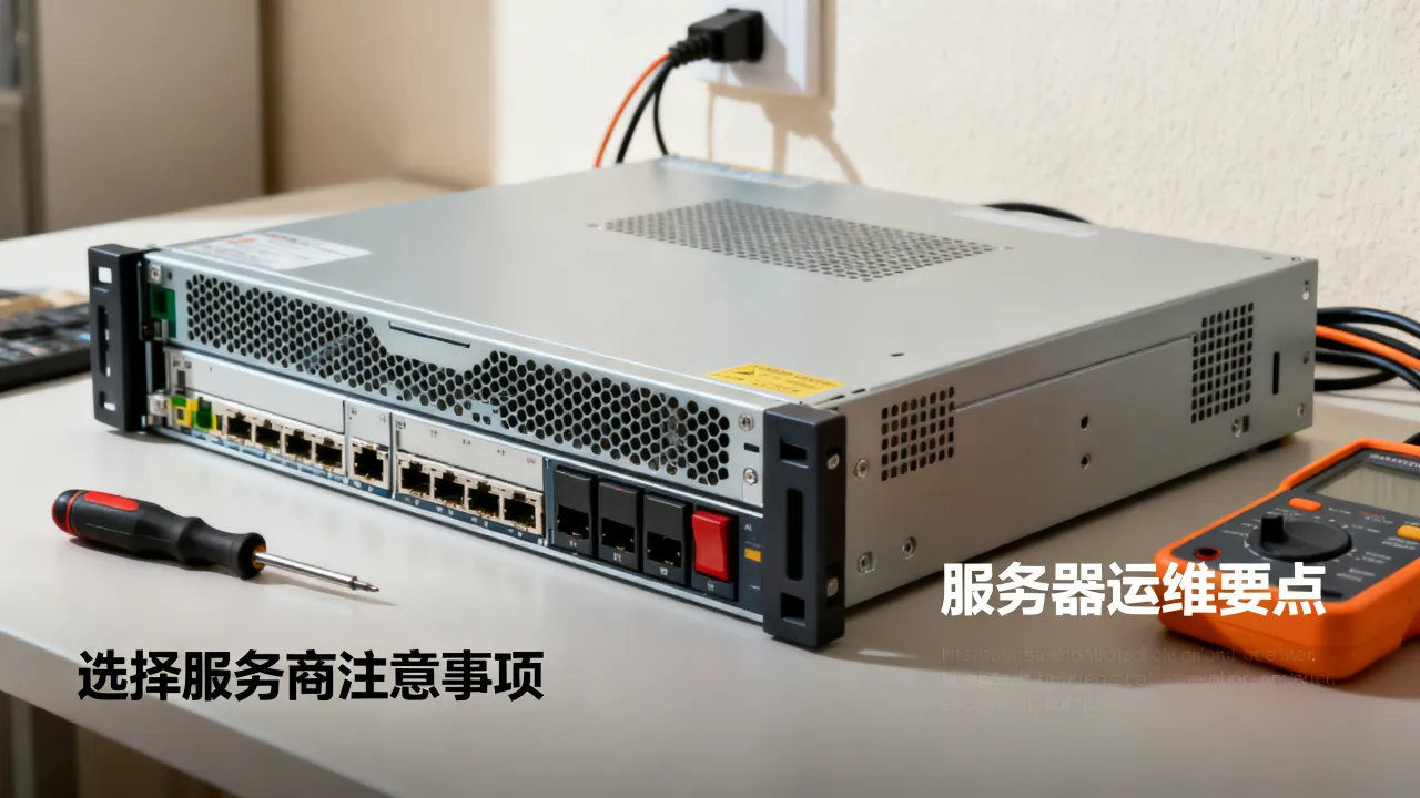 合川服务器运维有哪些要点，如何选择靠谱服务商