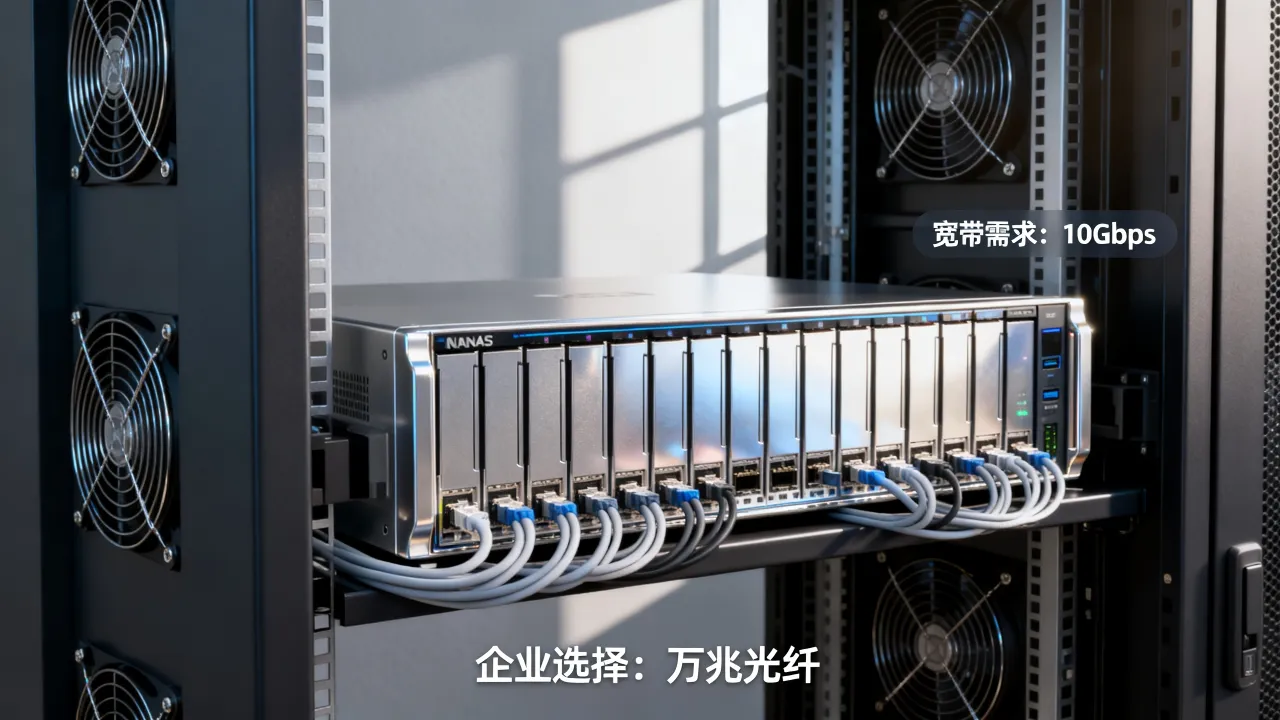 商用NAS服务器宽带需要多大？，企业NAS宽带怎么选