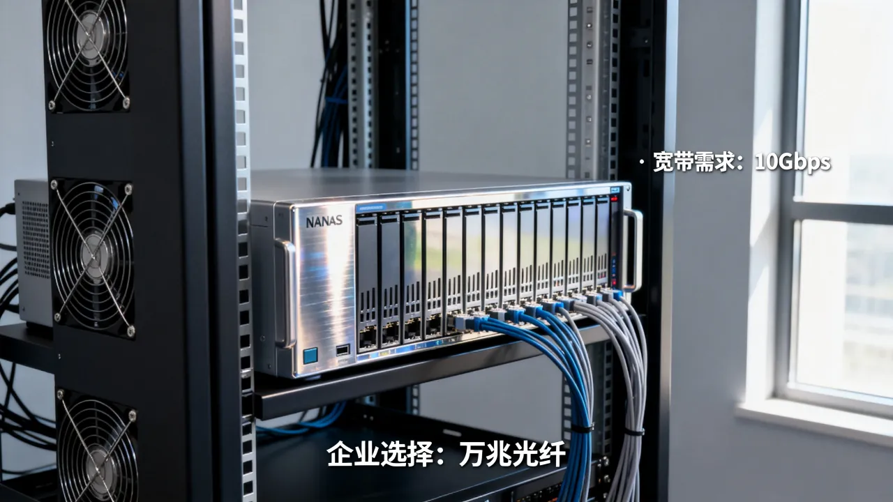 商用NAS服务器宽带需要多大？，企业NAS宽带怎么选