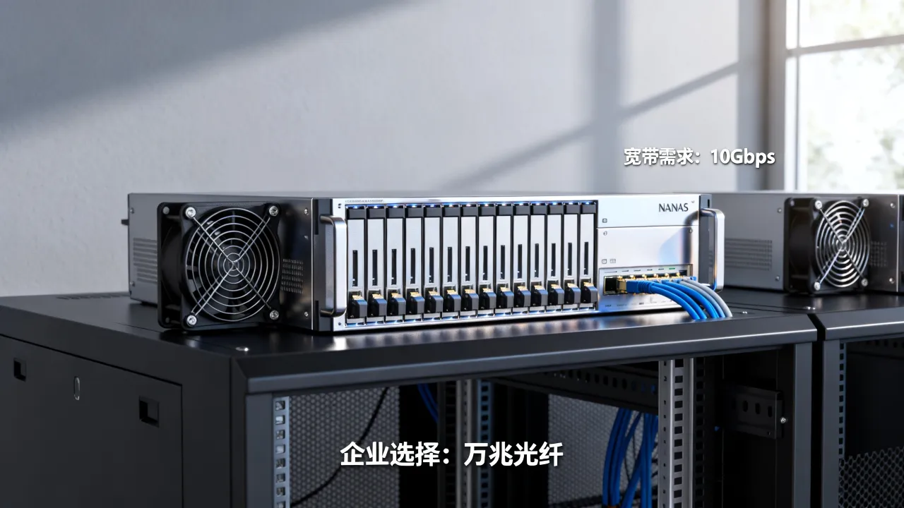 商用NAS服务器宽带需要多大？，企业NAS宽带怎么选
