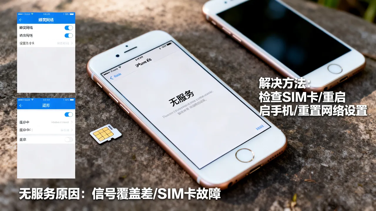 苹果6s为什么经常无服务，苹果6s无服务怎么解决