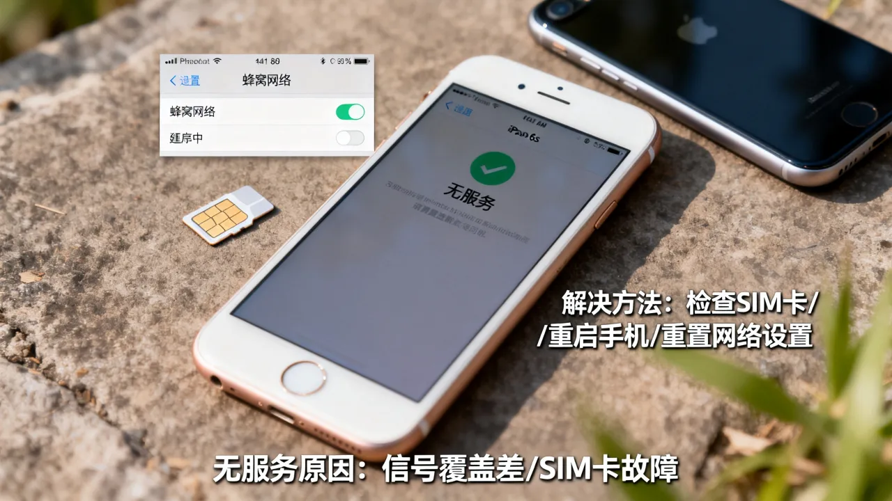 苹果6s为什么经常无服务，苹果6s无服务怎么解决