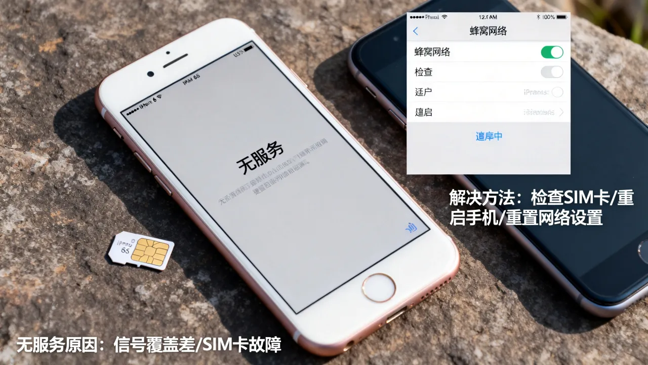 苹果6s为什么经常无服务，苹果6s无服务怎么解决