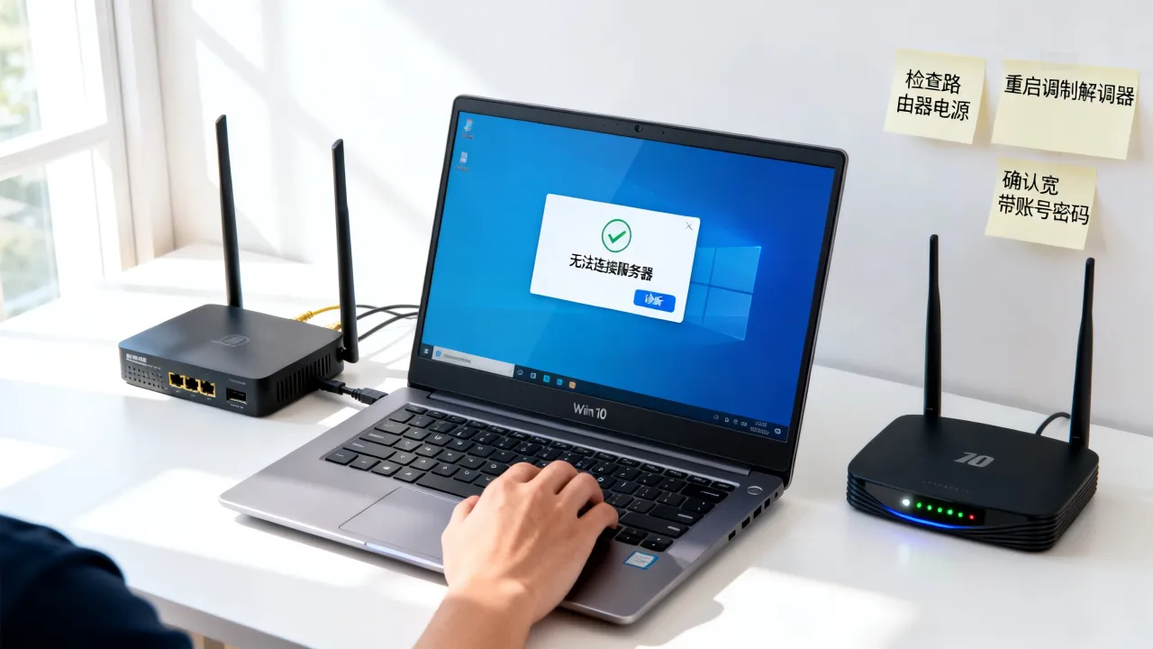 win10电信宽带无法连接服务器怎么解决,宽带连接失败原因是什么 win10电信宽带无法连接服务器怎么解决,宽带连接失败原因是什么