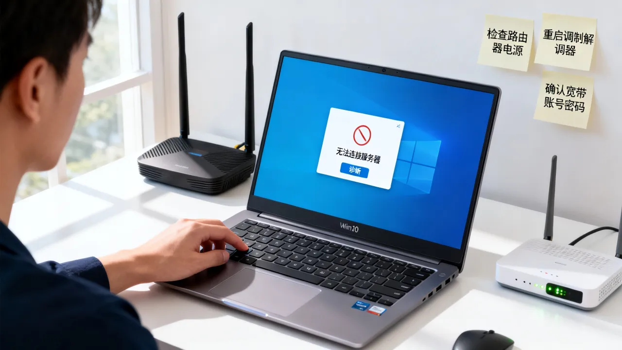 win10电信宽带无法连接服务器怎么解决,宽带连接失败原因是什么 win10电信宽带无法连接服务器怎么解决,宽带连接失败原因是什么