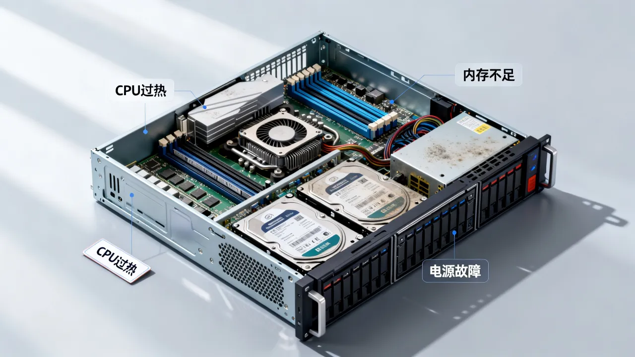服务器为什么死机,服务器频繁死机是什么原因