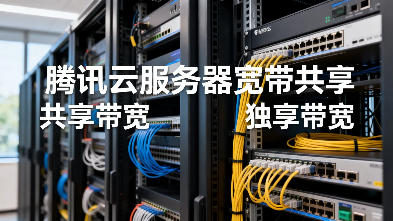 腾讯云服务器宽带共享是共享带宽吗，怎么选择独享带宽？