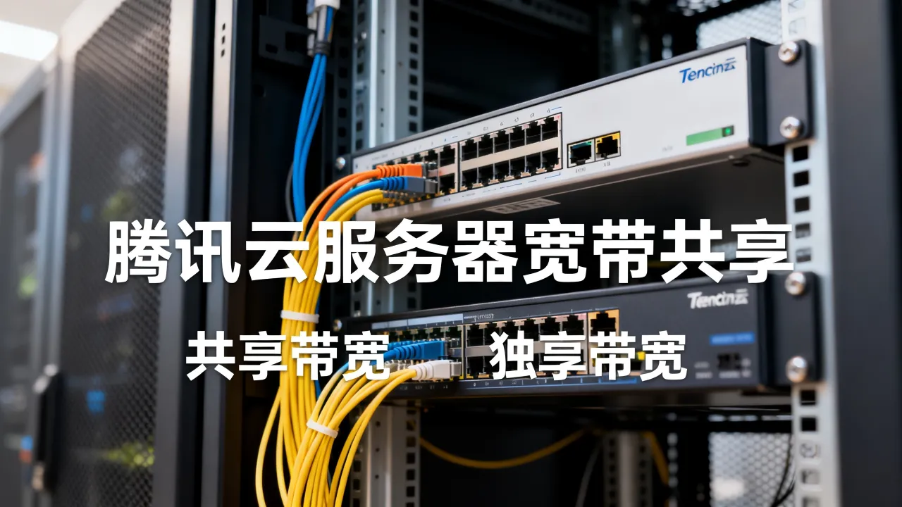 腾讯云服务器宽带共享是共享带宽吗，怎么选择独享带宽？