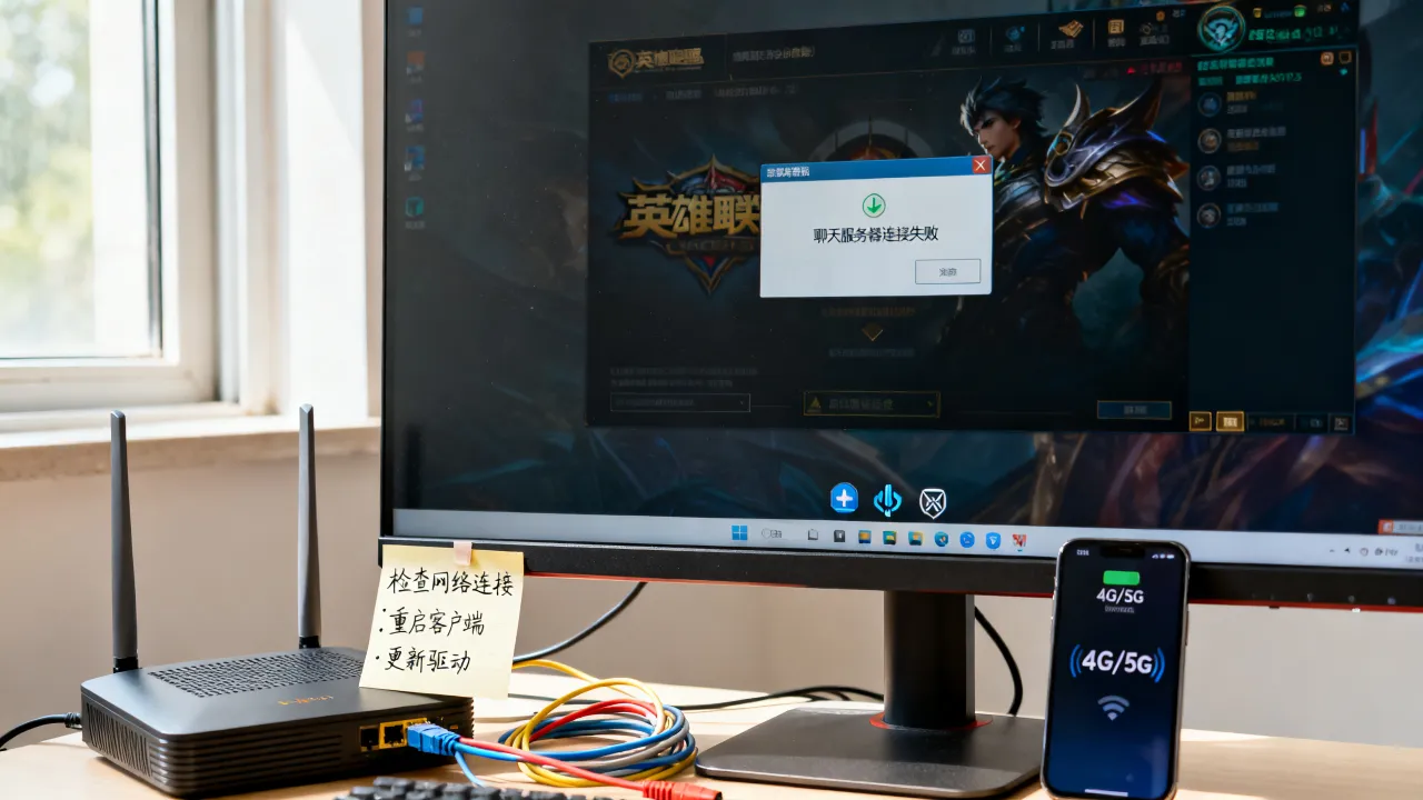 为什么lol客户端的聊天服务器连不上,英雄联盟聊天服务连接失败怎么解决 为什么lol客户端的聊天服务器连不上,英雄联盟聊天服务连接失败怎么解决