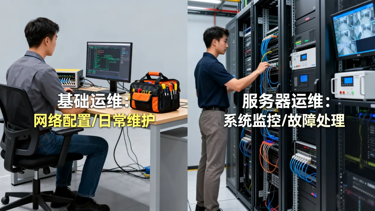 基础运维与服务器运维有什么区别?服务器运维主要做什么