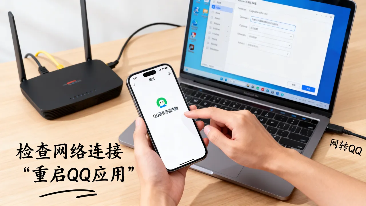 为什么qq语音无法连接服务器，qq语音连不上服务器怎么办