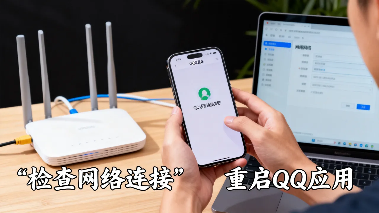 为什么qq语音无法连接服务器，qq语音连不上服务器怎么办