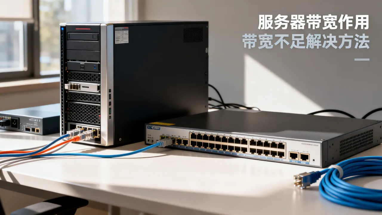服务器宽带有什么用，服务器带宽不足怎么解决？