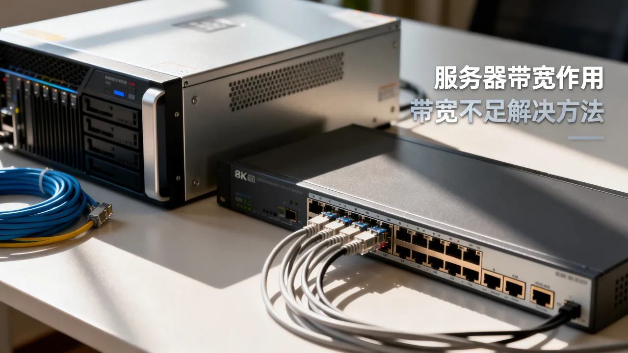 服务器宽带有什么用，服务器带宽不足怎么解决？
