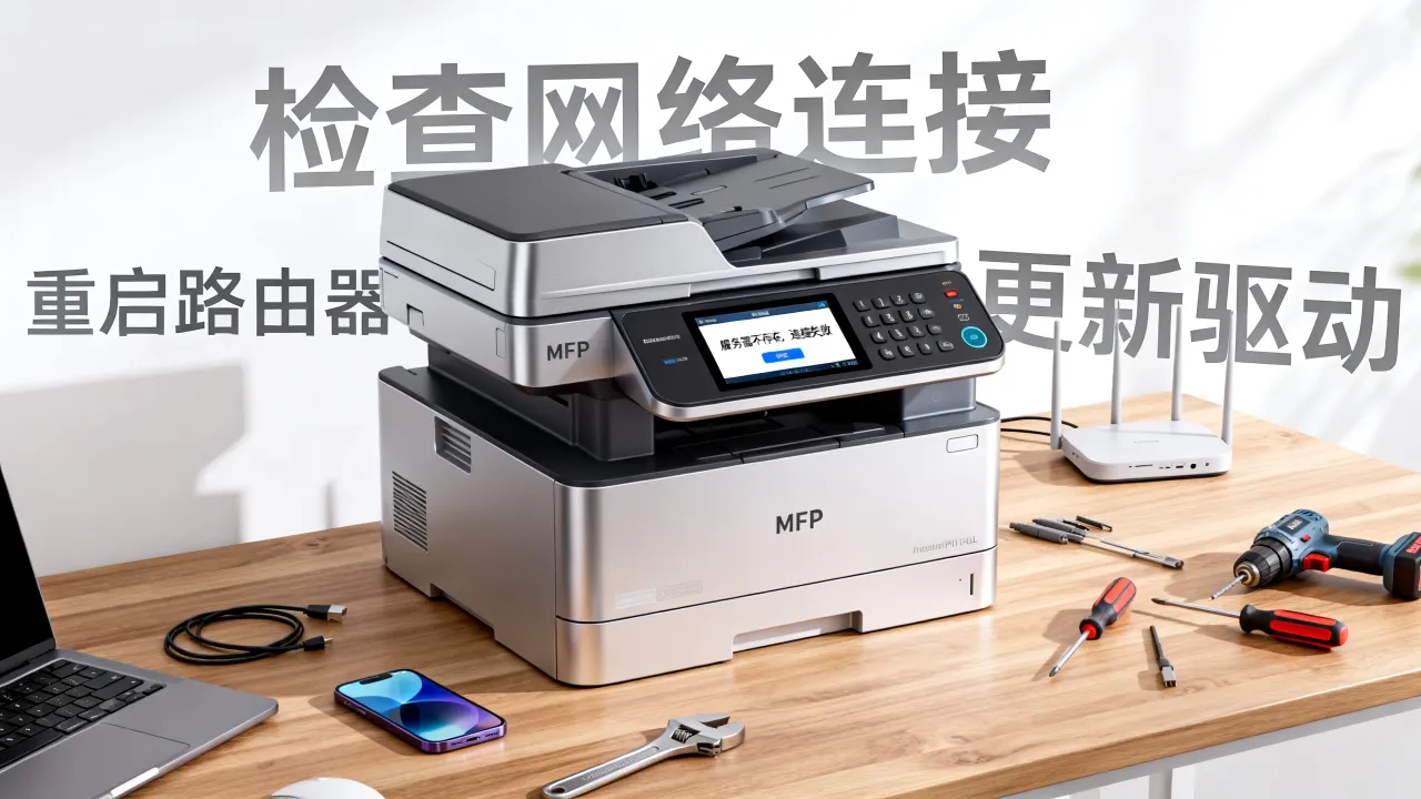 mfp为什么显示服务器不存在，连接失败怎么解决？