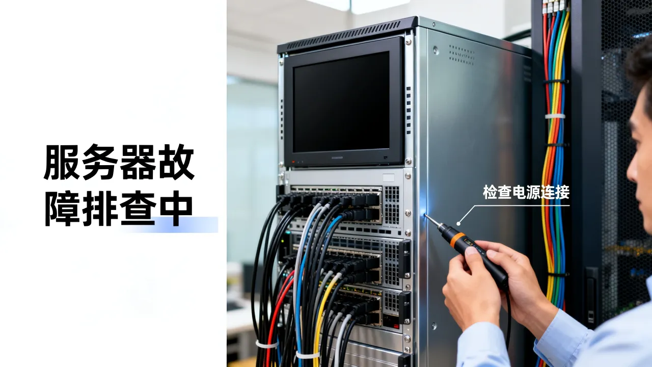服务器为什么变黑了？服务器黑屏无法启动怎么解决