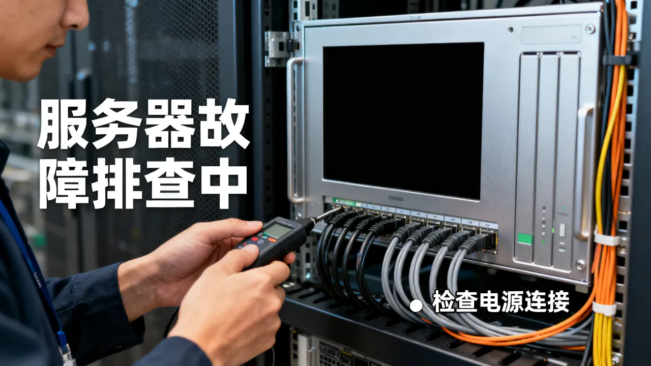 服务器为什么变黑了？服务器黑屏无法启动怎么解决