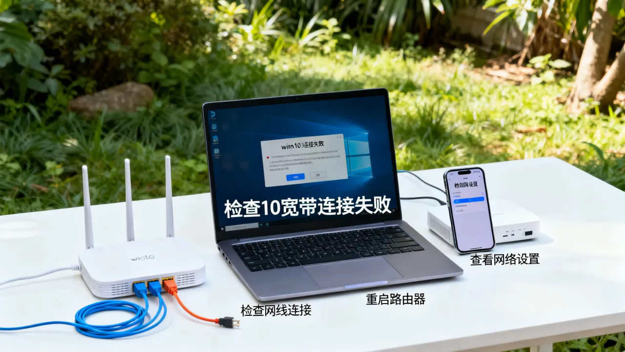 win10宽带连接无法连接远程服务器地址怎么办，win10宽带连接失败是怎么回事