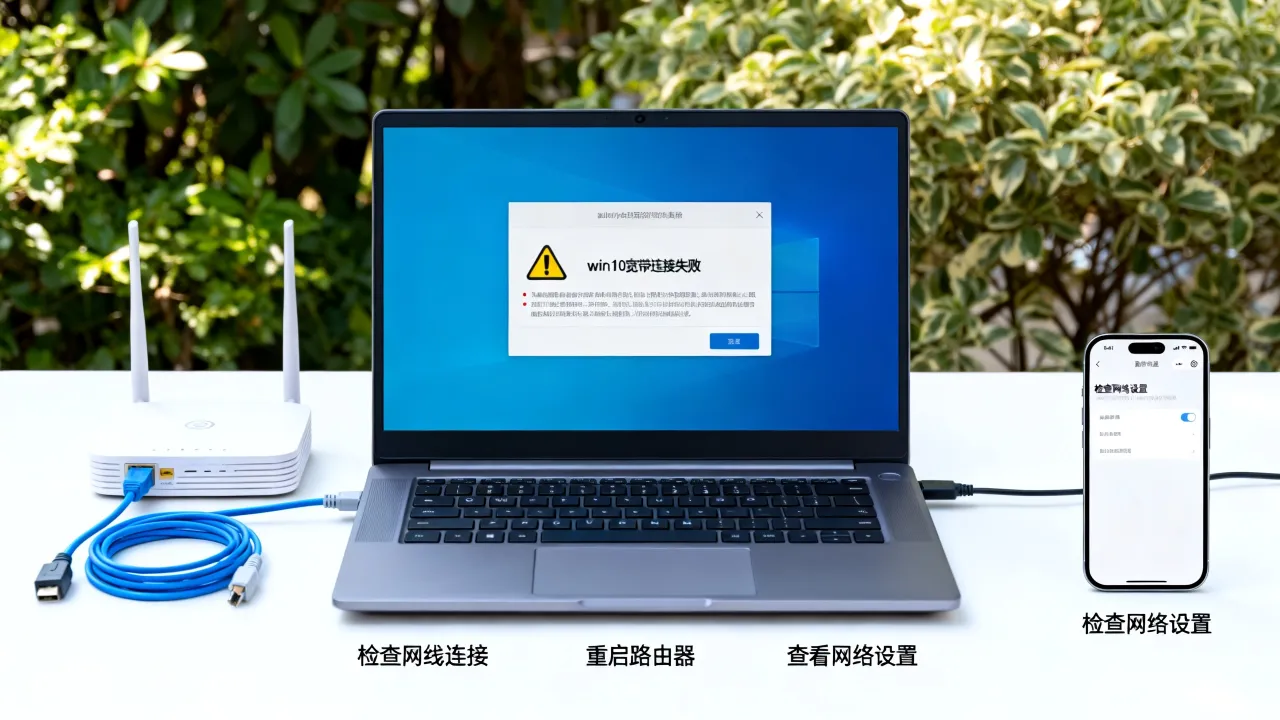 win10宽带连接无法连接远程服务器地址怎么办，win10宽带连接失败是怎么回事