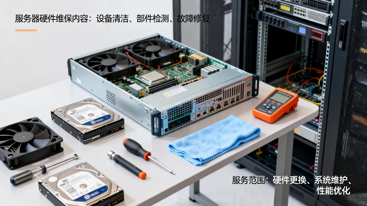 服务器硬件维保包括哪些内容？服务器硬件维保服务范围有哪些