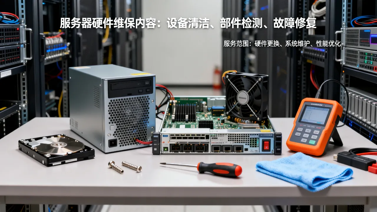 服务器硬件维保包括哪些内容？服务器硬件维保服务范围有哪些