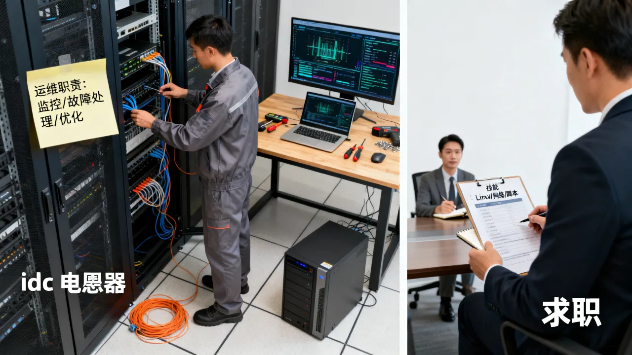 idc服务器运维简历怎么写？求职面试重点是什么？