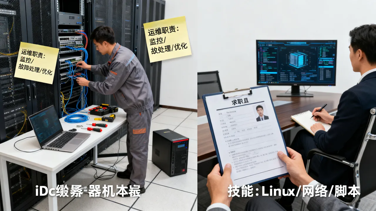 idc服务器运维简历怎么写？求职面试重点是什么？