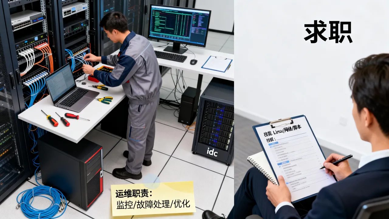 idc服务器运维简历怎么写？求职面试重点是什么？