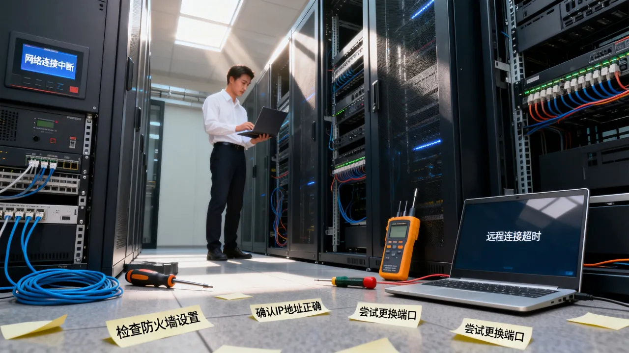 服务器运维进不去怎么办，服务器远程连接不上原因与解决
