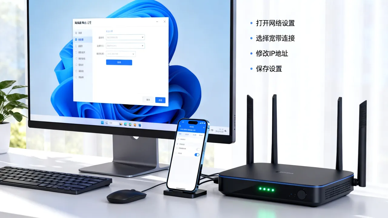 怎么改宽带服务器ip地址?,最实用的解决方法和步骤是什么