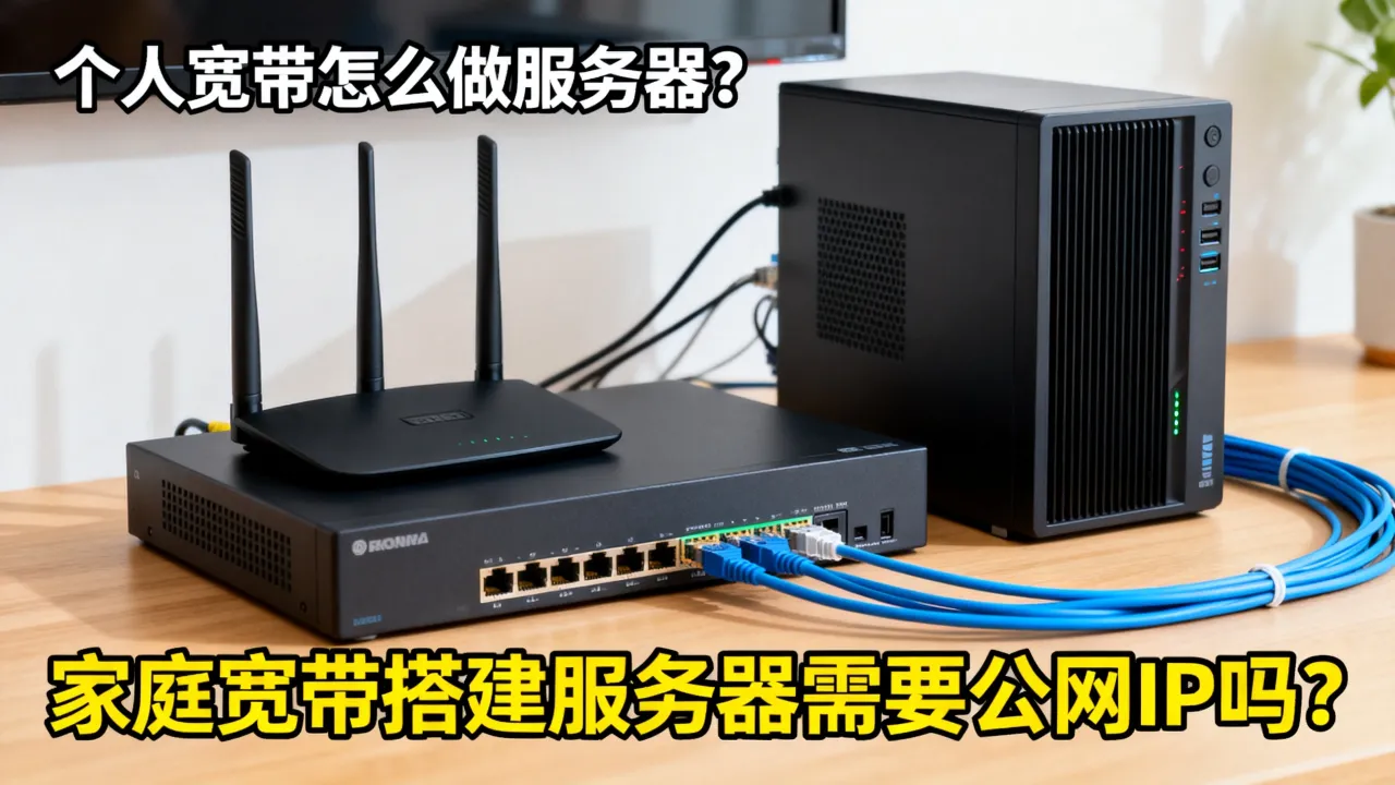 个人宽带怎么做服务器？家庭宽带搭建服务器需要公网IP吗？