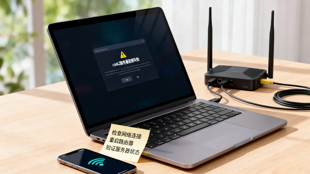 csol2为什么服务器连接失败，连接不上怎么解决